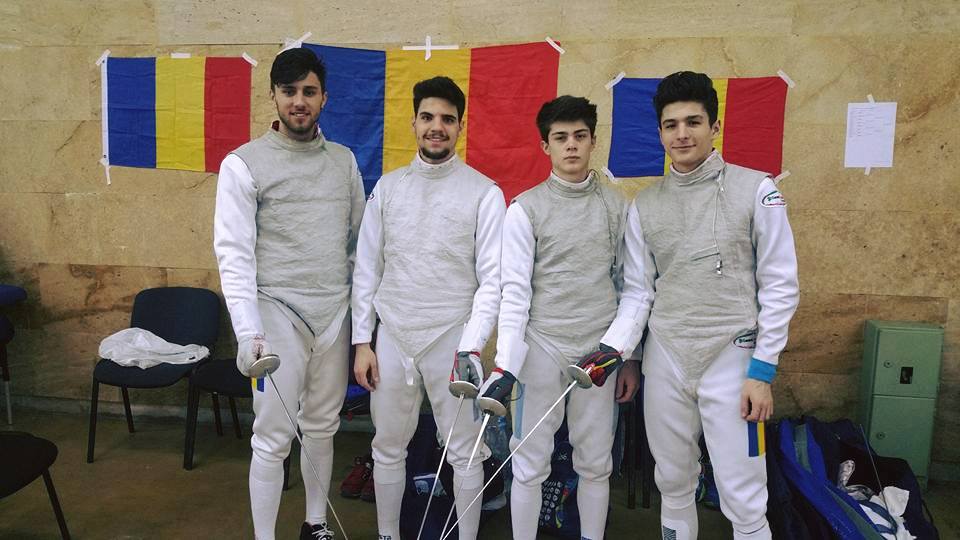 Campionatul Mondial de cadeți și juniori de la Plovdiv, ziua 8, proba 17: România concurează în proba de floretă juniori masculin echipe
