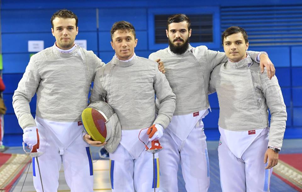 România – locul 5 la Campionatul European de scrimă pentru tineret de la Minsk, în proba de sabie masculin echipe