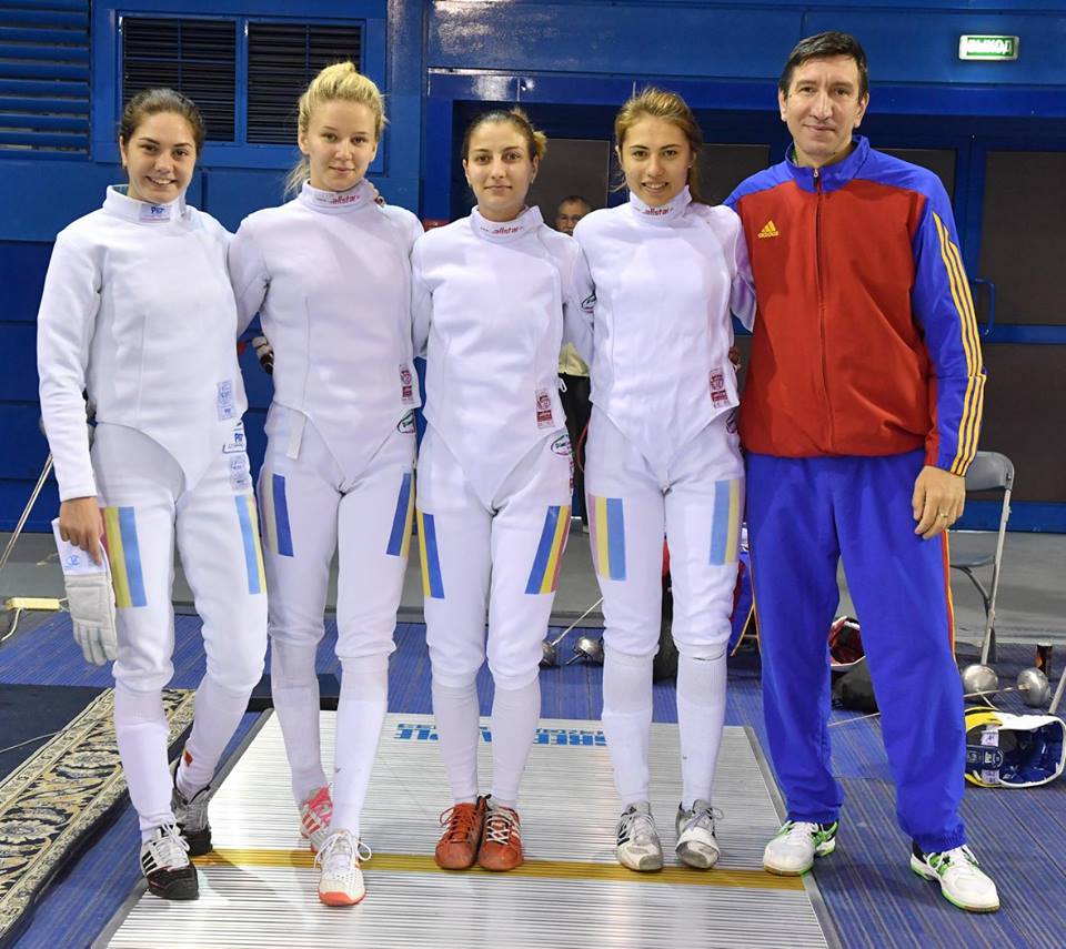 România – locul 11 la Campionatul European de scrimă pentru tineret de la Minsk, în proba de spadă feminin echipe