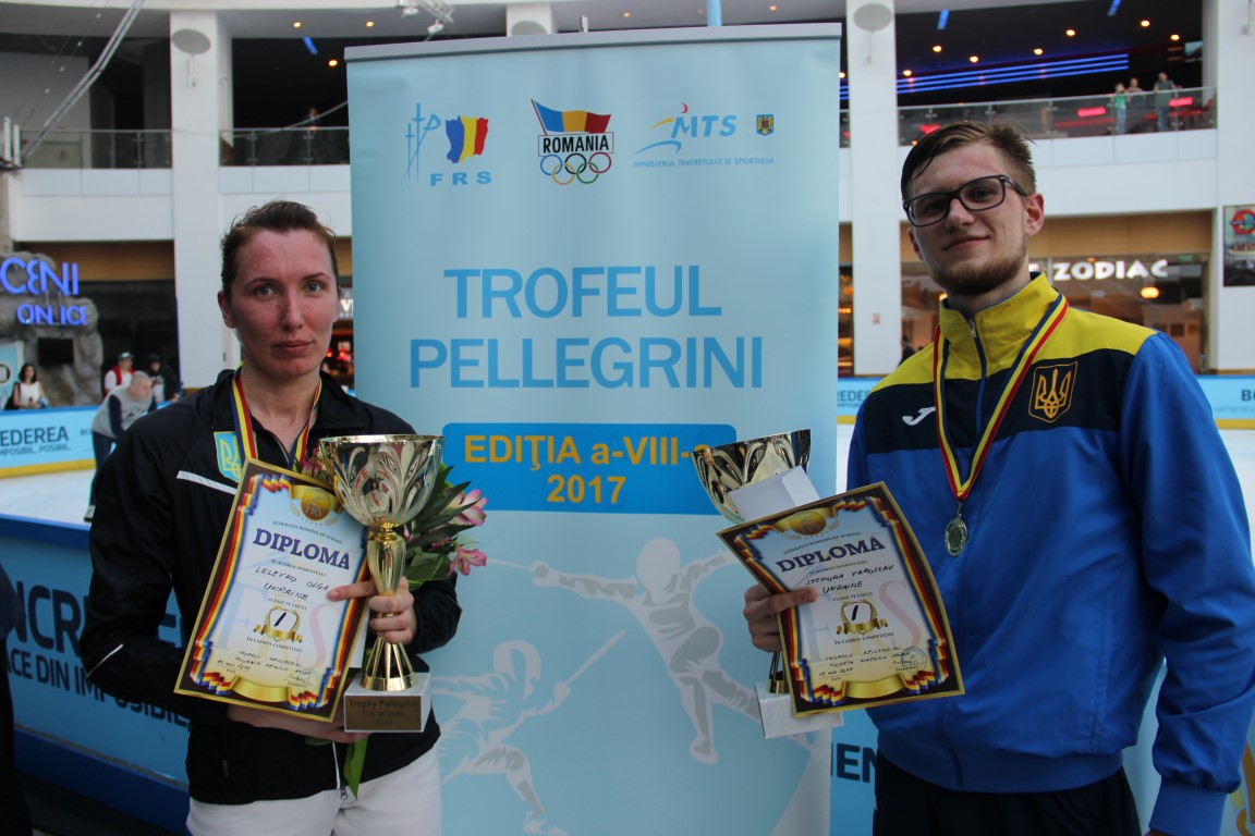 Olga Leleiko și Yaroslav Stepura au câștigat ediția a opta a Trofeului Pellegrini la floretă