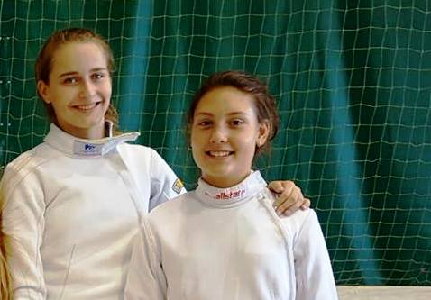 Talida Enache (CS UNEFS) – locul 5 și Mihaela Leonte (CSS Quarto) – locul 6 la etapa din Circuitul European de cadeți de la Zrenjanin, în proba de spadă feminin individual
