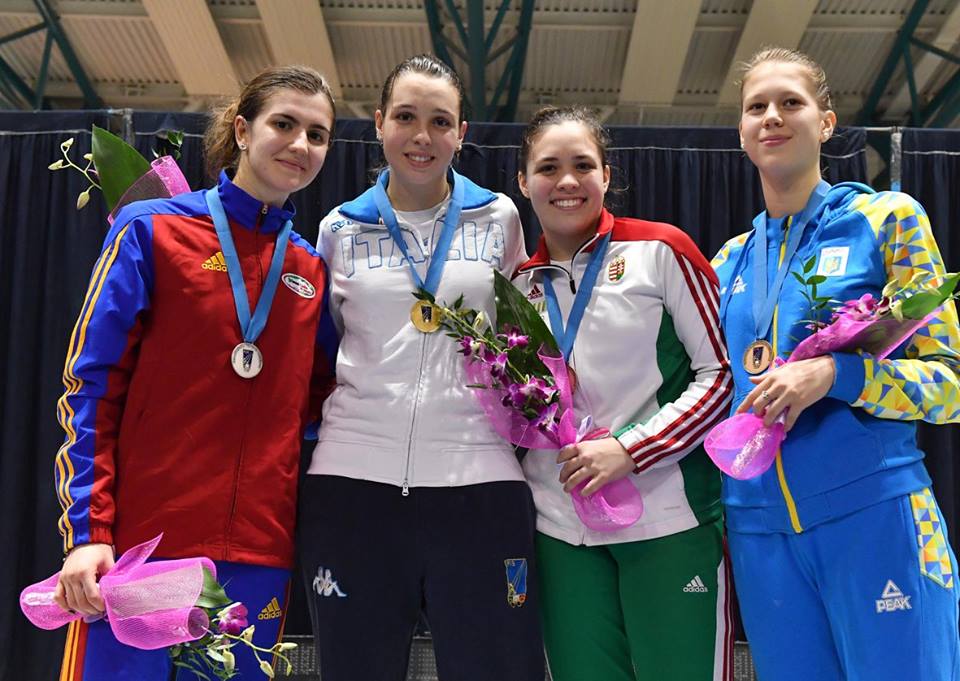 Prima performanță pentru scrima românească în 2018: Alexandra Predescu a câștigat medalia de argint la etapa de Cupă Mondială de juniori de la Udine, în proba de spadă feminin