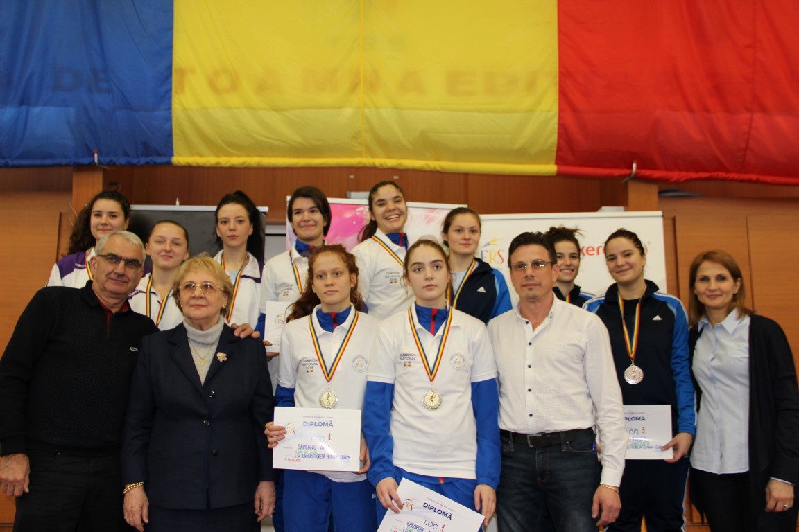 CSA Steaua a câștigat Campionatul Național de floretă juniori de la București, ediția 2018, în proba feminină pe echipe
