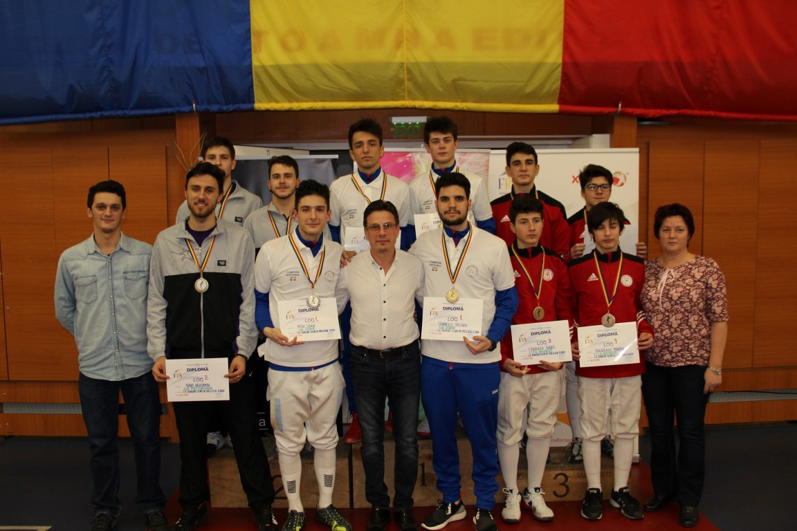 CSA Steaua a câștigat Campionatul Național de floretă juniori de la București, ediția 2018, în proba masculină pe echipe