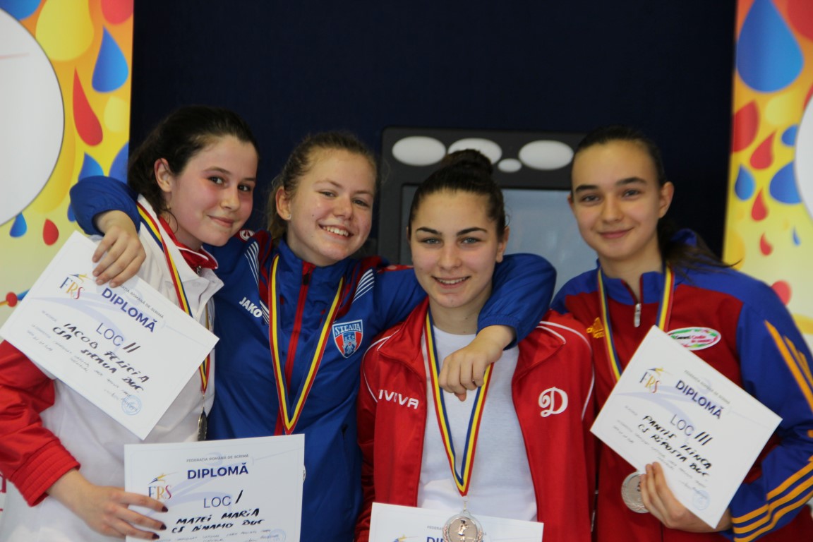 Maria Matei a câștigat Campionatul Național de sabie pentru cadeți de la București, ediția 2018, în proba feminină la individual