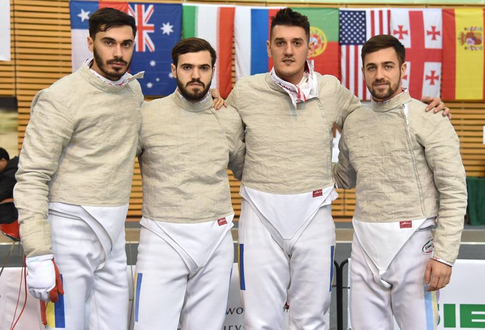 România – locul 11 la etapa de Cupă Mondială de la Varșovia, în proba de sabie masculin echipe