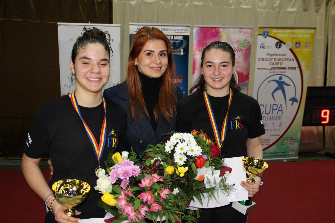 Rebeca Cândescu-locul 2 și Emilia Corbu-locul 3 la Cupa Satu Mare – Memorial „Ecaterina Stahl”, ediția a noua, la floretă cadeți feminin individual de la Satu Mare. În 2018, trofeul a fost câștigat de către Alina Poloziuk (Ucraina)