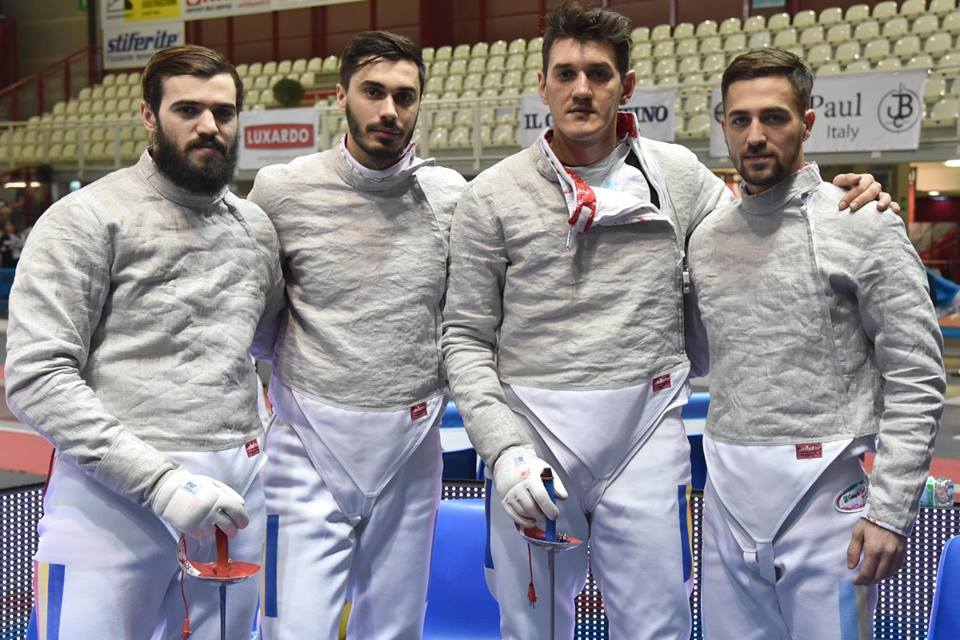 România – locul 8 la etapa de Cupă Mondială de la Padova, în proba de sabie masculin echipe