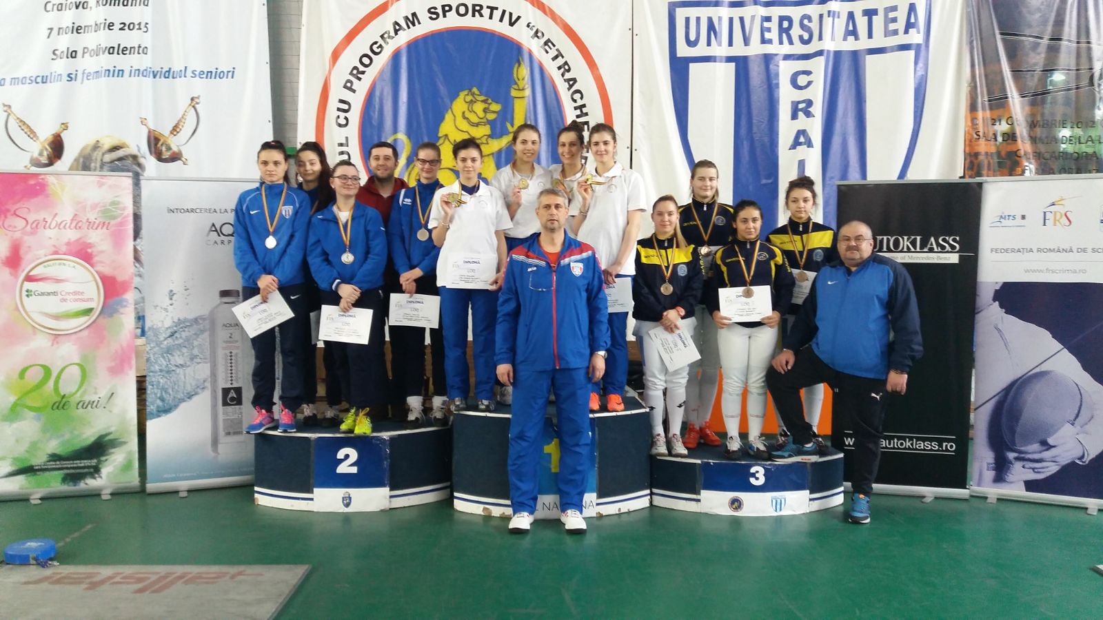 CSA Steaua a câștigat Campionatul Național de spadă pentru tineret de la Craiova, ediția 2018, în proba feminină pe echipe