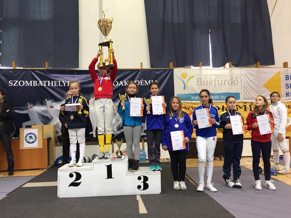 Două clasări pe podium pentru scrimerii români la etapa a patra a Circuitului Internațional de spadă „Olimpici”, sezonul 2017-2018, de la Buk