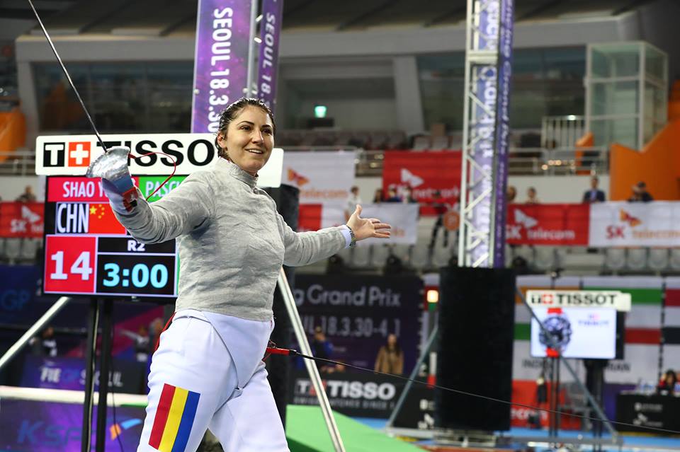 Bianca Pascu a ocupat locul trei la Grand Prix-ul de la Seul, în proba de sabie feminin individual
