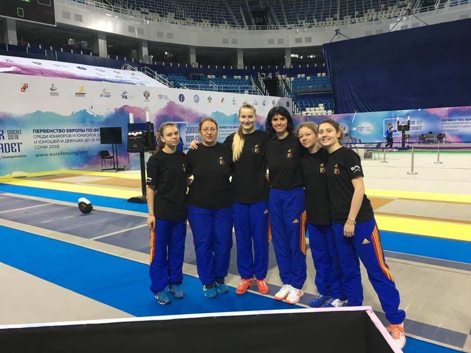 ACUM LIVE: România trage la Campionatul European de la Soci, în proba de spadă cadeți feminin echipe