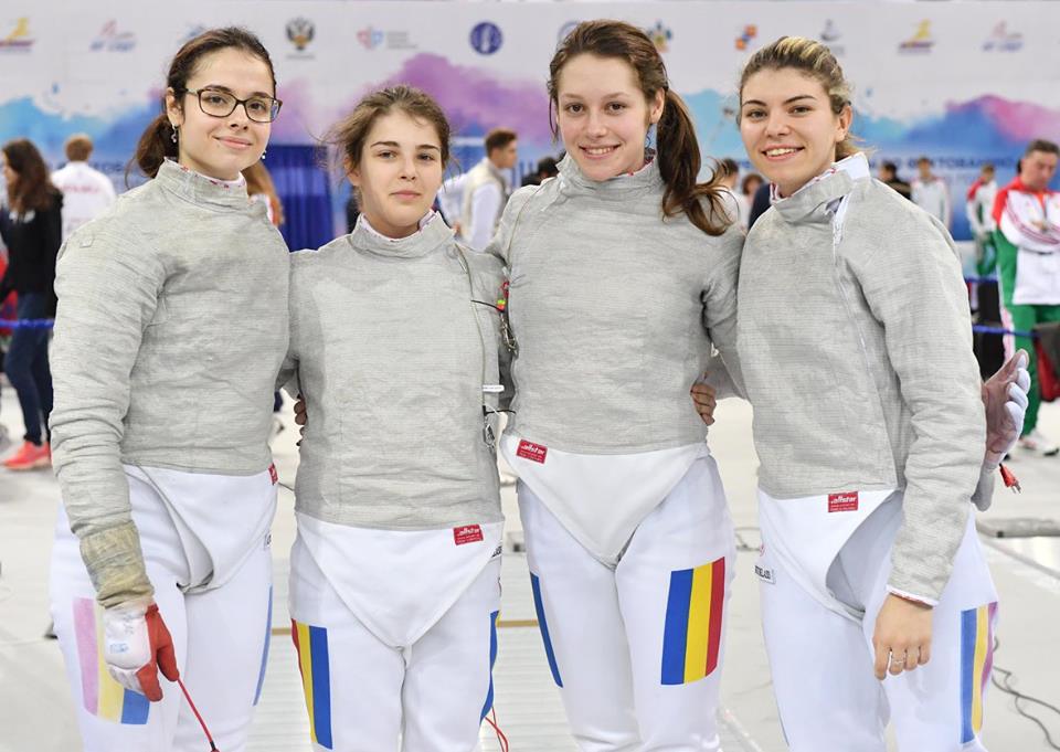 Campionatul Mondial de cadeți și juniori de la Verona, ziua 6, proba 11: România trage la sabie juniori feminin echipe