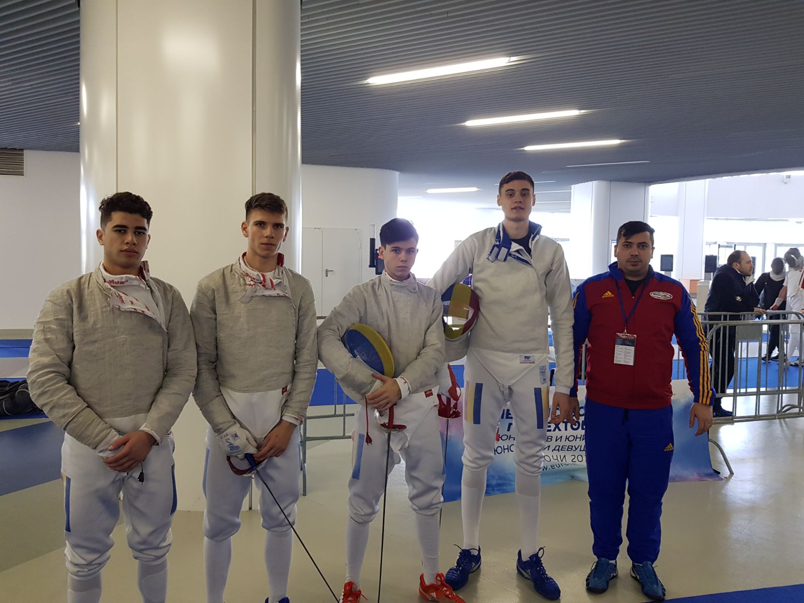 ACUM LIVE: România trage la Campionatul European de la Soci, în proba de sabie juniori masculin echipe