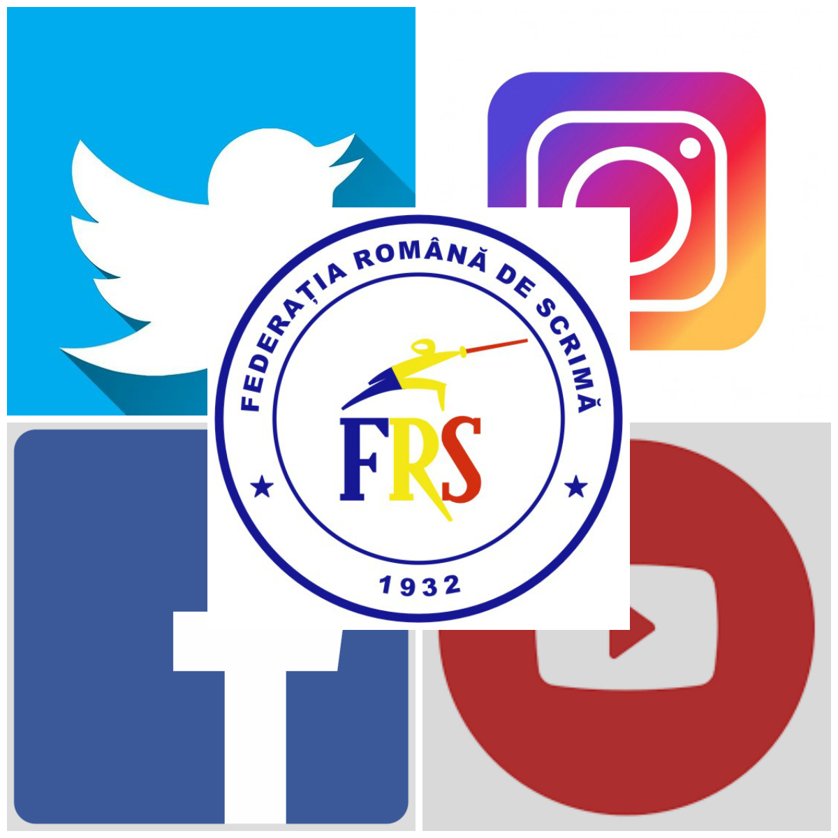 Federația Română de Scrimă e conectată la cele mai importante canale de social media