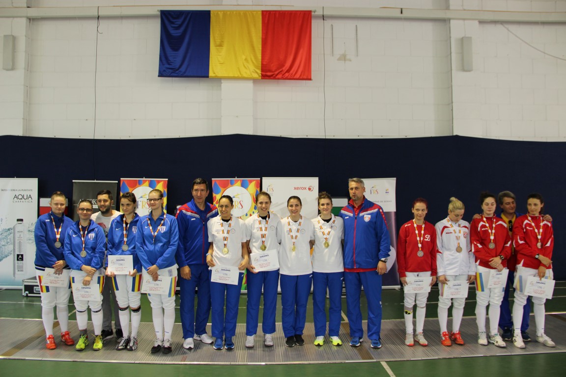 CSA Steaua a câștigat Campionatul Național de spadă seniori feminin, ediția 2018, în proba pe echipe