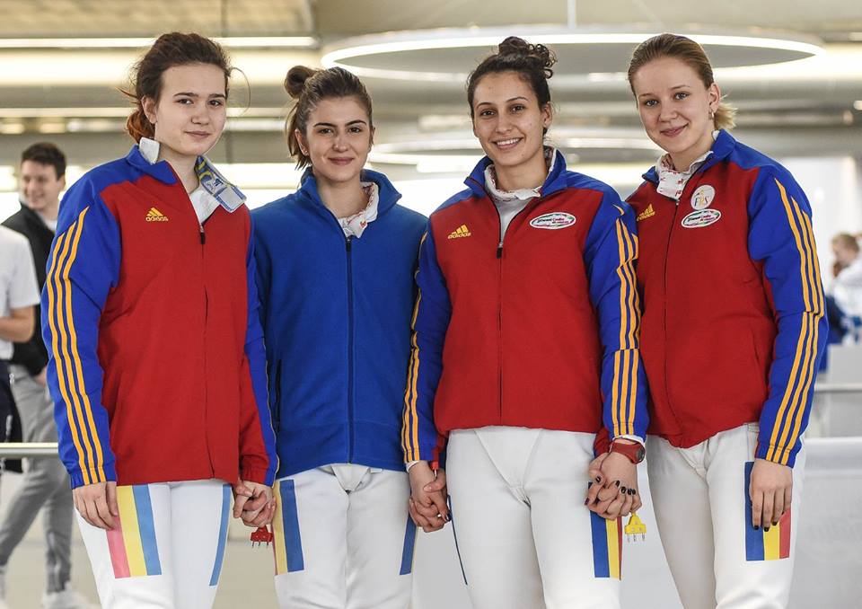 Campionatul Mondial de cadeți și juniori de la Verona (1-9 aprilie 2018), ziua 3, proba 5: România trage la spadă juniori feminin echipe
