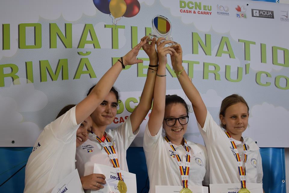 Campionatul Național de scrimă pentru copii, ediția 2018, ziua 4, proba 8: spadă feminin echipe