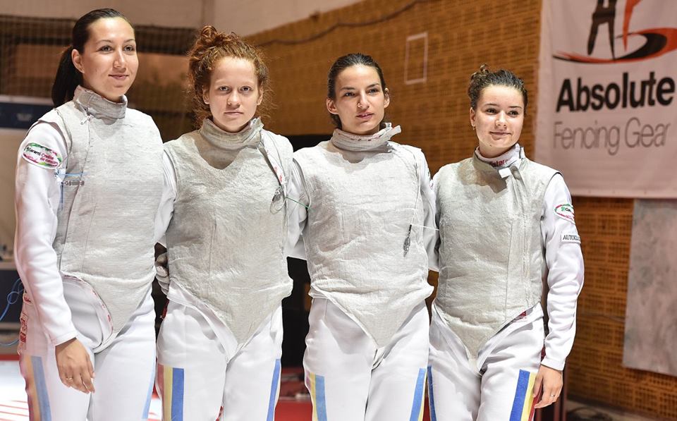 România – locul 9 la Campionatul European de scrimă seniori de la Novi Sad, în proba de floretă feminin echipe