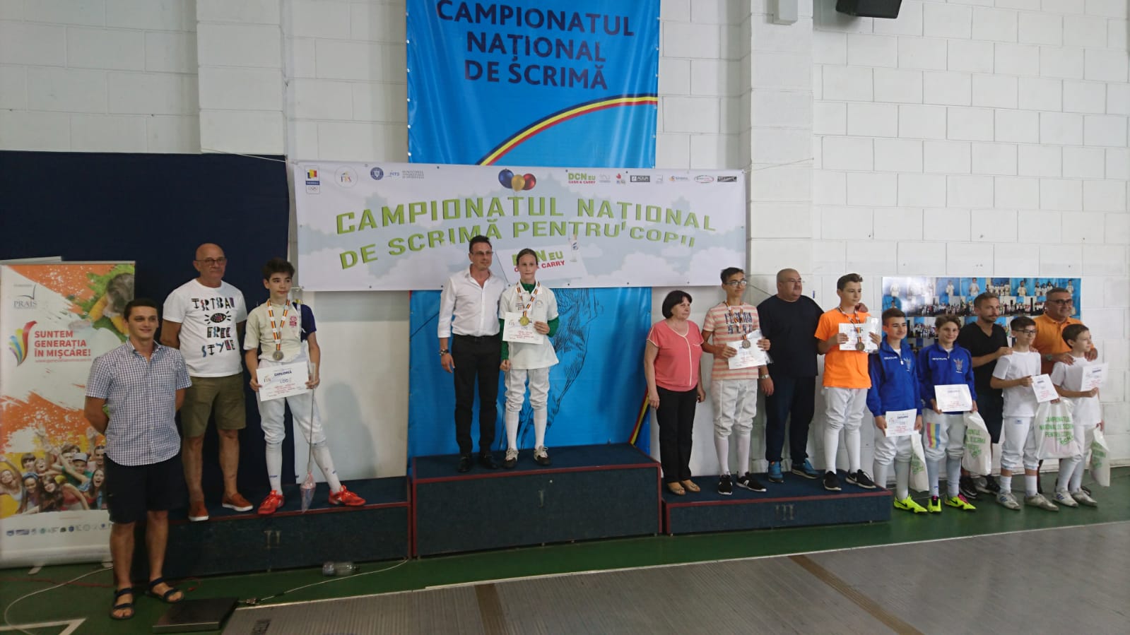Mihnea Surcel (ACS Balestra) a câștigat Campionatul Național de scrimă pentru copii de la București, ediția 2018, în proba de floretă masculin, la categoria 12-13 ani
