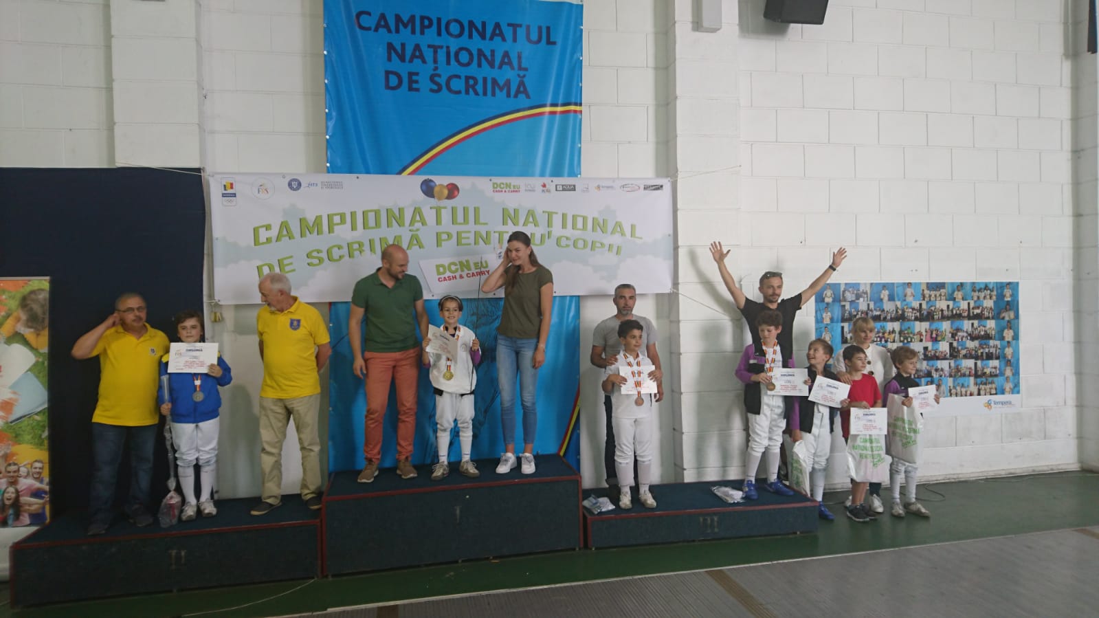 Tudor Tomici (ACS Floreta Timișoara) a câștigat Campionatul Național de scrimă pentru copii, ediția 2018, în proba de floretă masculin, la categoria 10-11 ani