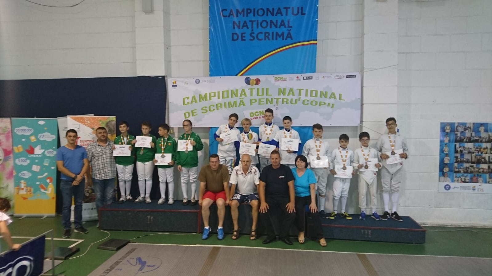 CS Satu Mare a câștigat Campionatul Național de scrimă pentru copii, ediția 2018, în proba de floretă masculin echipe