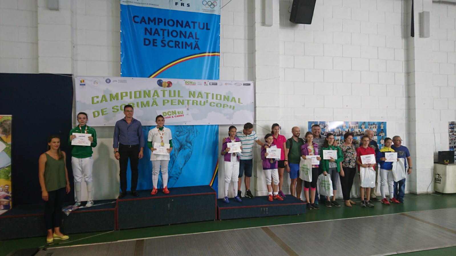 Andreea Dincă (ACS Balestra) a câștigat Campionatul Național de scrimă pentru copii de la București, ediția 2018, în proba de floretă feminin, la categoria 12-13 ani