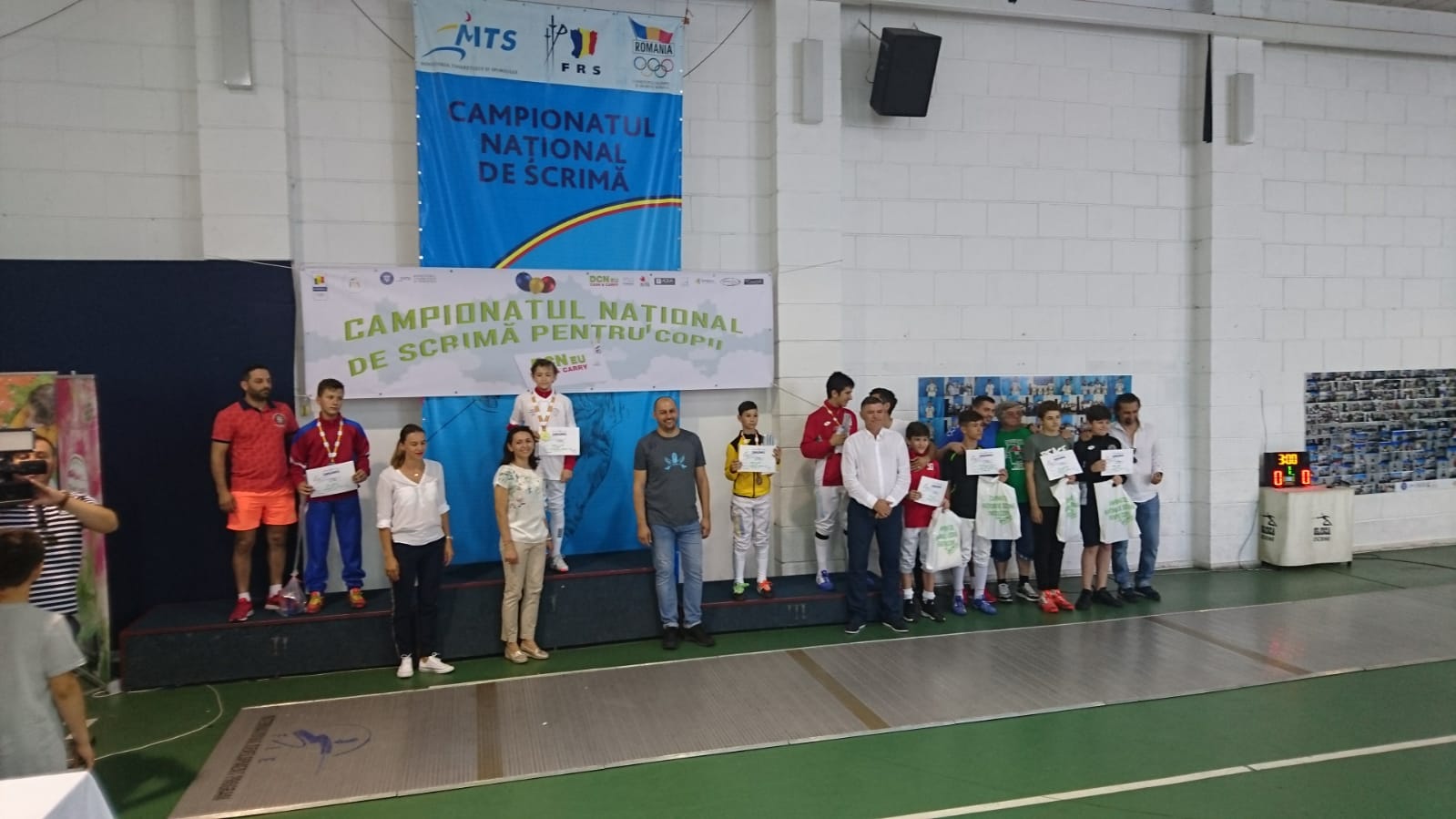 Vlad Covaliu (CS Dinamo) a câștigat Campionatul Național de scrimă pentru copii, ediția 2018, în proba de sabie masculin, la categoria 12-13 ani