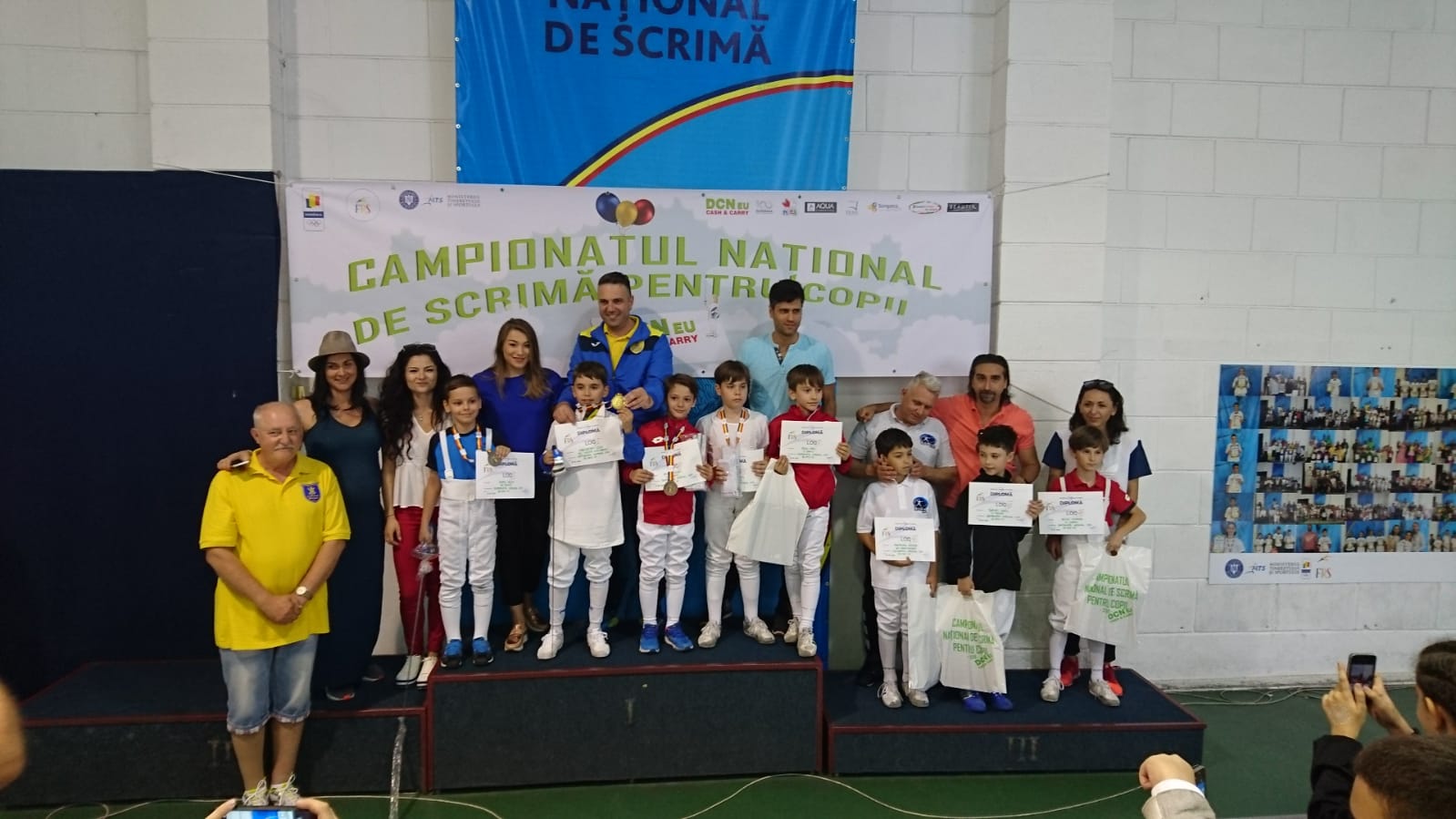 Luca Mărginean (ACS Corona Brașov) a câștigat Campionatul Național de scrimă pentru copii, ediția 2018, în proba de sabie masculin, la categoria 8-9 ani