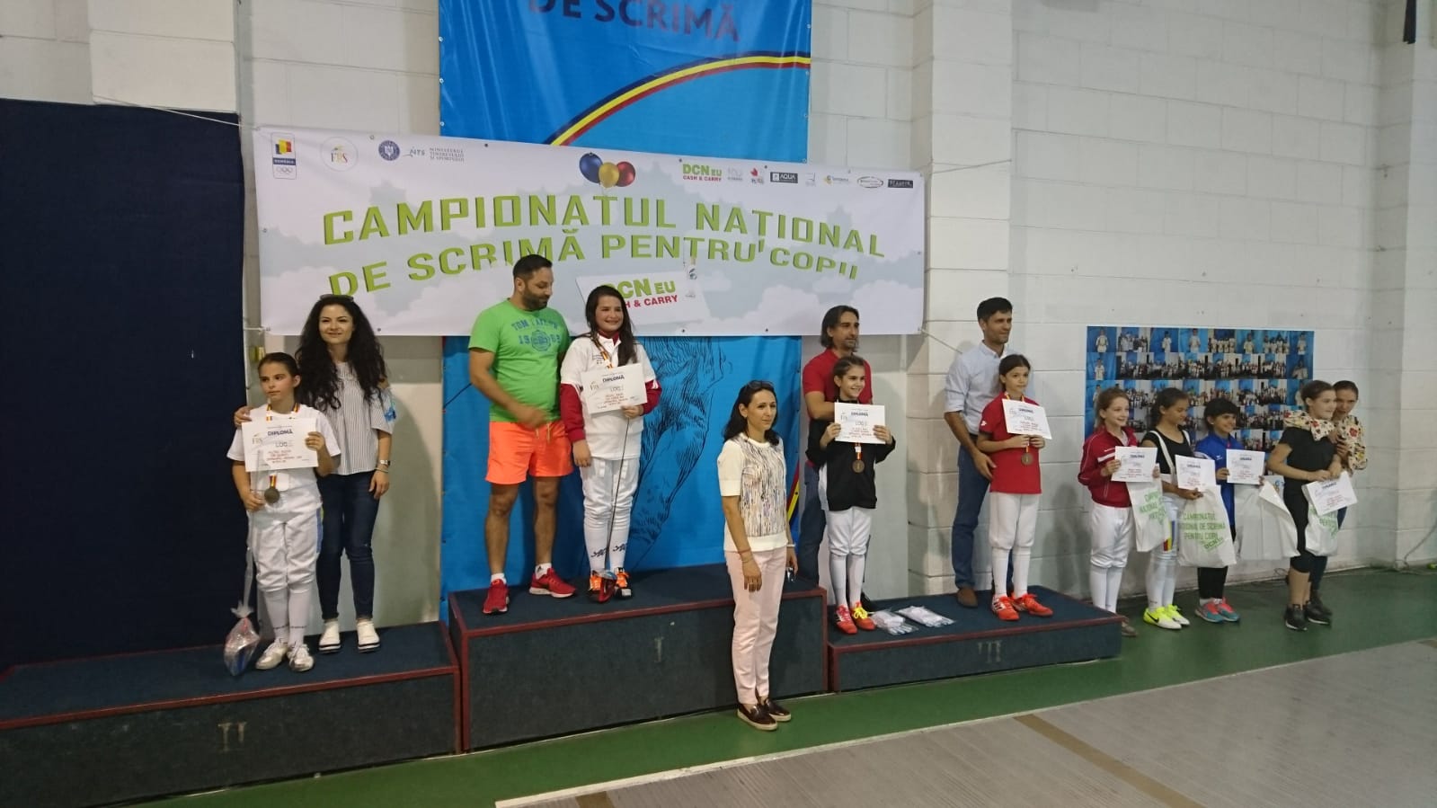 Raisa Apostu (CSS Unirea Iași) a câștigat Campionatul Național de scrimă pentru copii, ediția 2018, în proba de sabie feminin, la categoria 10-11 ani