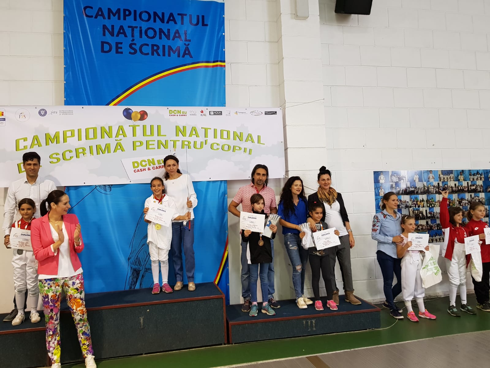 Amelie Pescaru (CS Dinamo) a câștigat Campionatul Național de scrimă pentru copii, ediția 2018, în proba de sabie feminin, la categoria 8-9 ani
