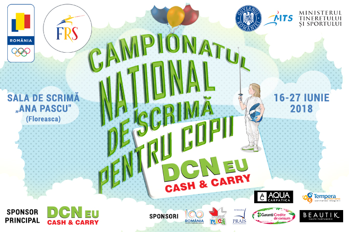Campionatul Național de scrimă pentru copii, ediția 2018, va avea loc la București în perioada 16-27 iunie