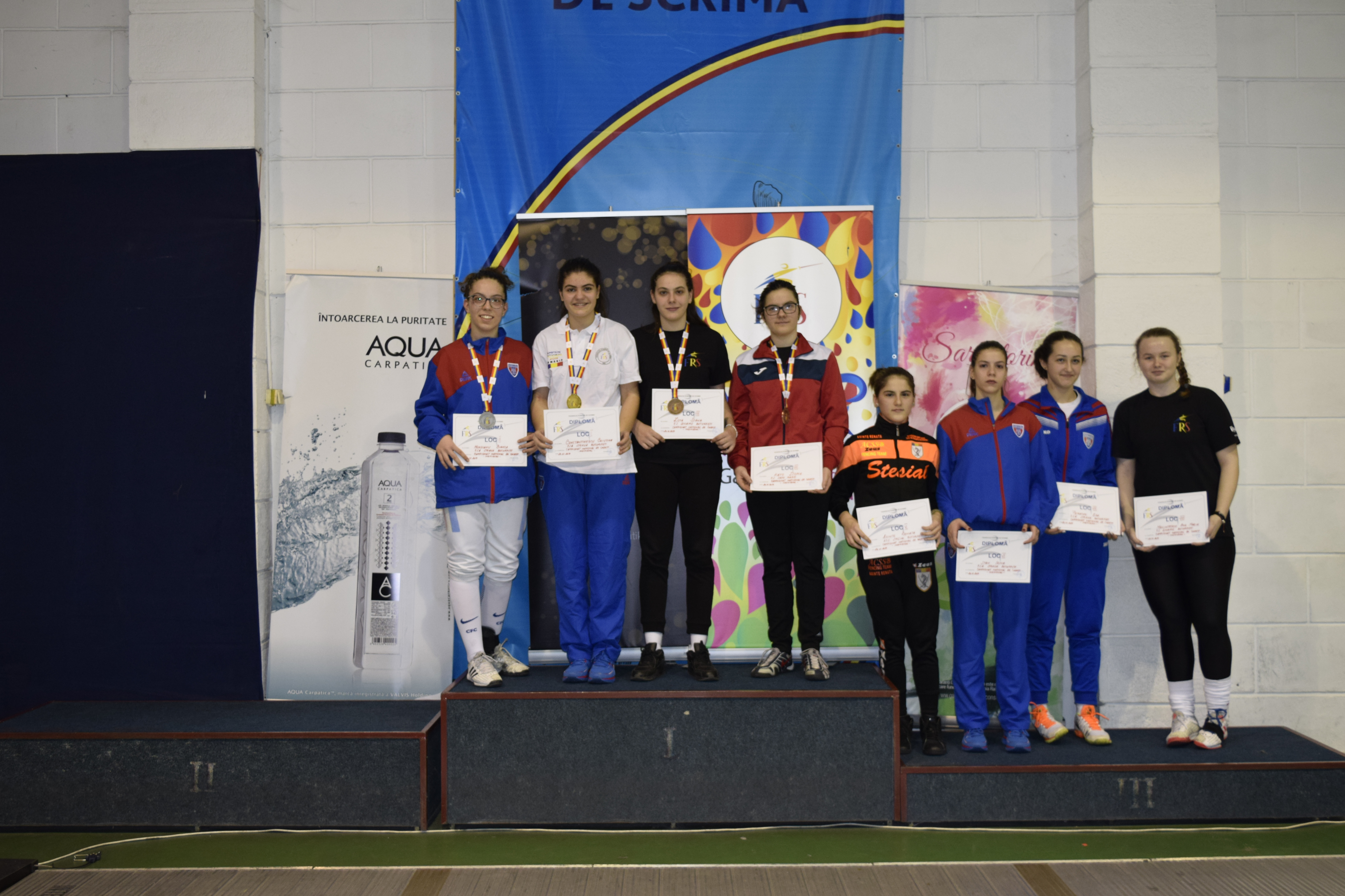 Campionatul Naţional 2019, cadeţi, spadă feminin, individual – Sala Ana Pascu, Bucureşti