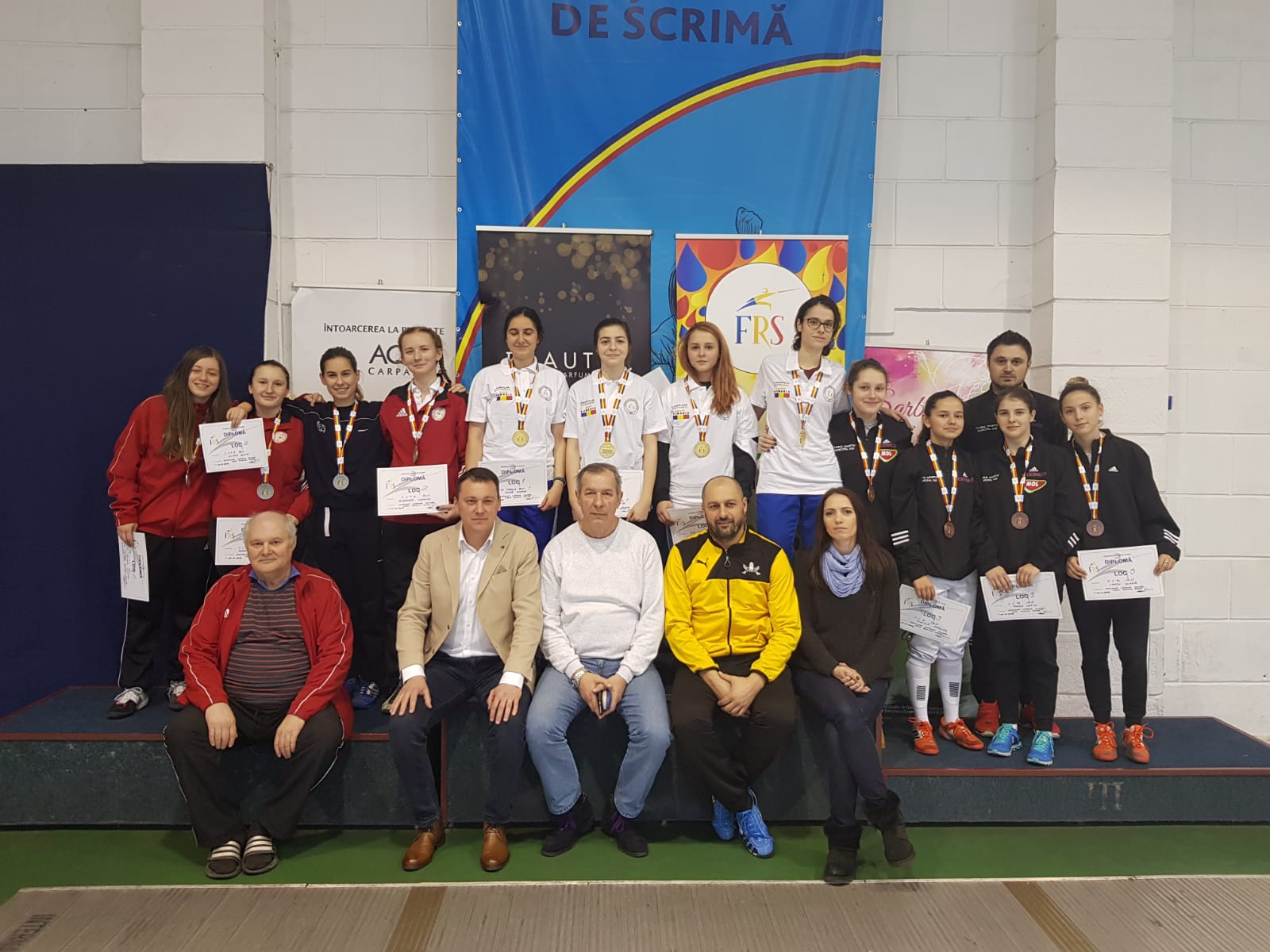 Campionatul Național 2019, juniori, sabie feminin, echipe – Sala Ana Pascu, București