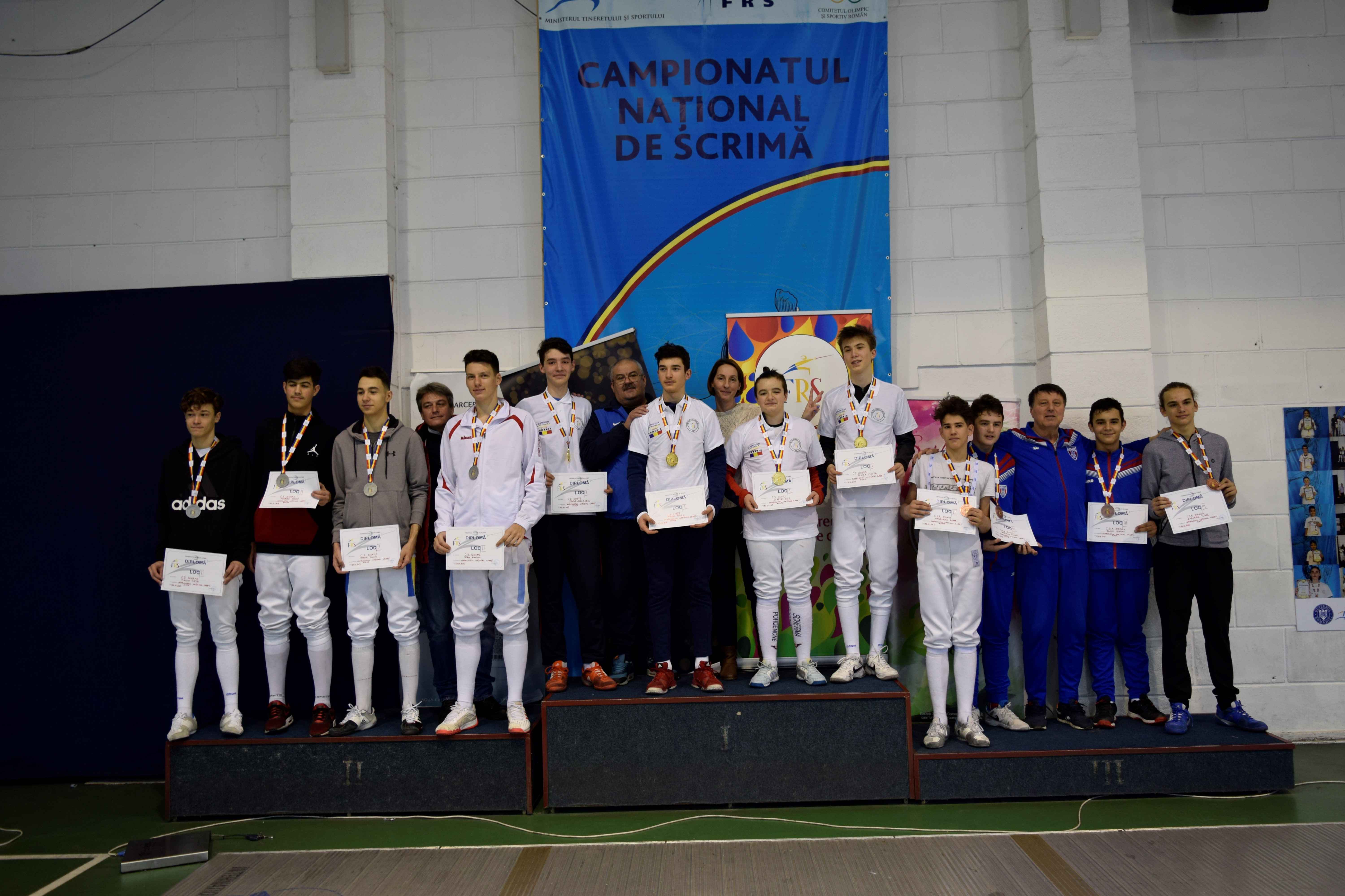 Campionatul Național 2019, cadeți, spadă masculin, echipe – Sala Ana Pascu, Bucureşti