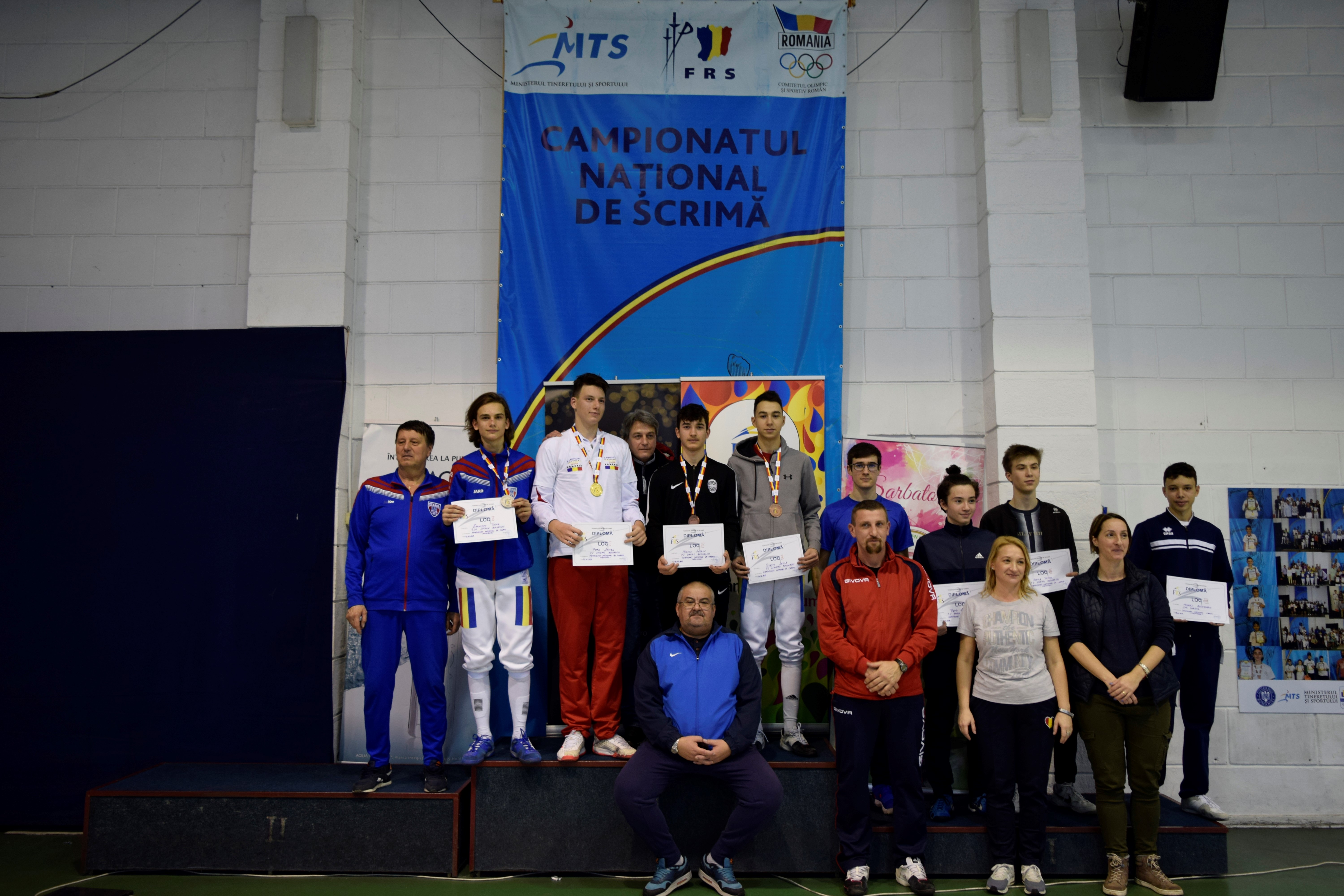 Campionatul Național 2019, cadeți, spadă masculin, individual – Sala Ana Pascu, București