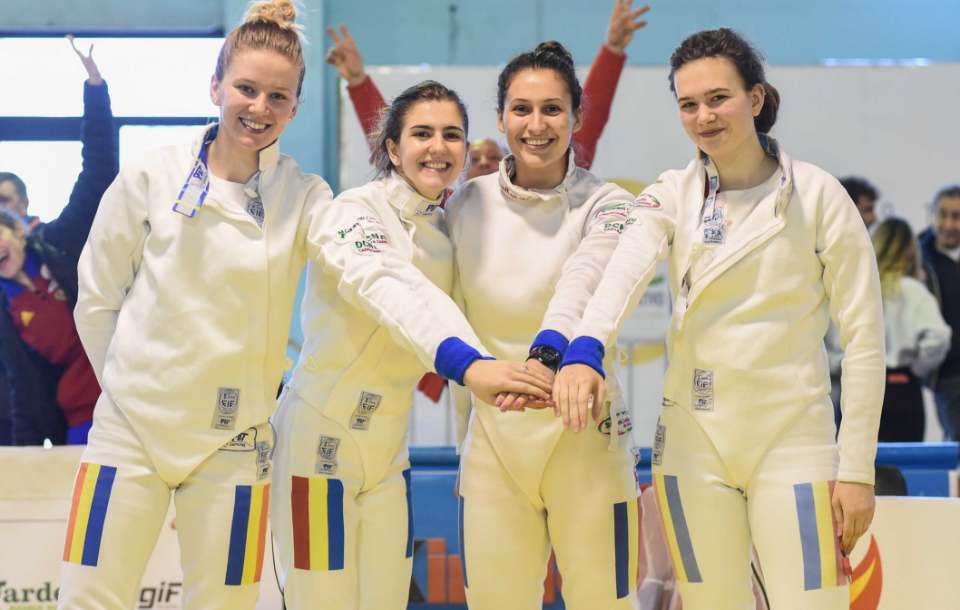 C.E. de cadeți și juniori – Foggia 2019 – juniori, spadă feminin, echipe