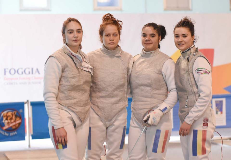 C.E. de cadeți și juniori – Foggia 2019 – juniori, floretă feminin, echipe