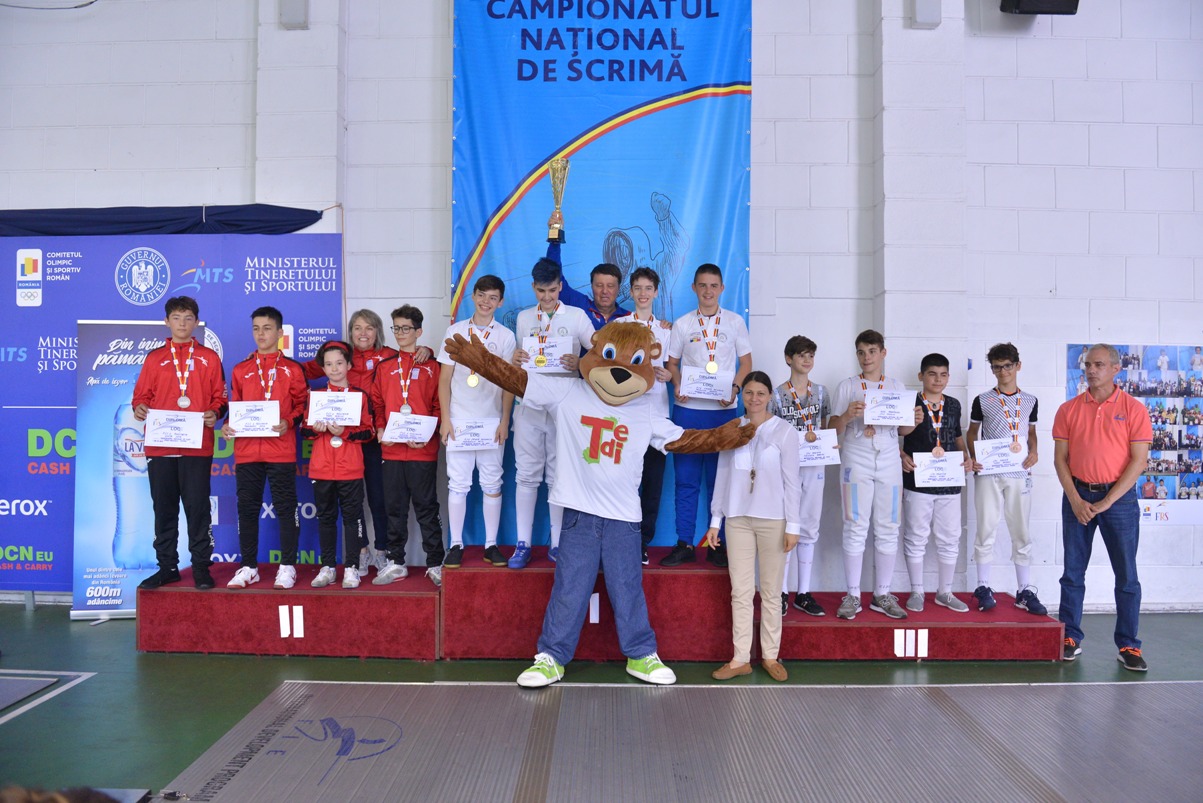 Campionatul Național de Copii 2019 – spadă masculin, U13, echipe