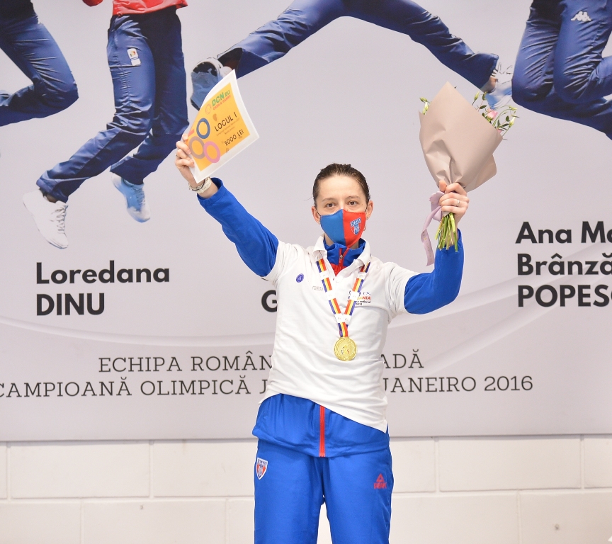 Ana Maria Popescu – campioană națională la spadă!