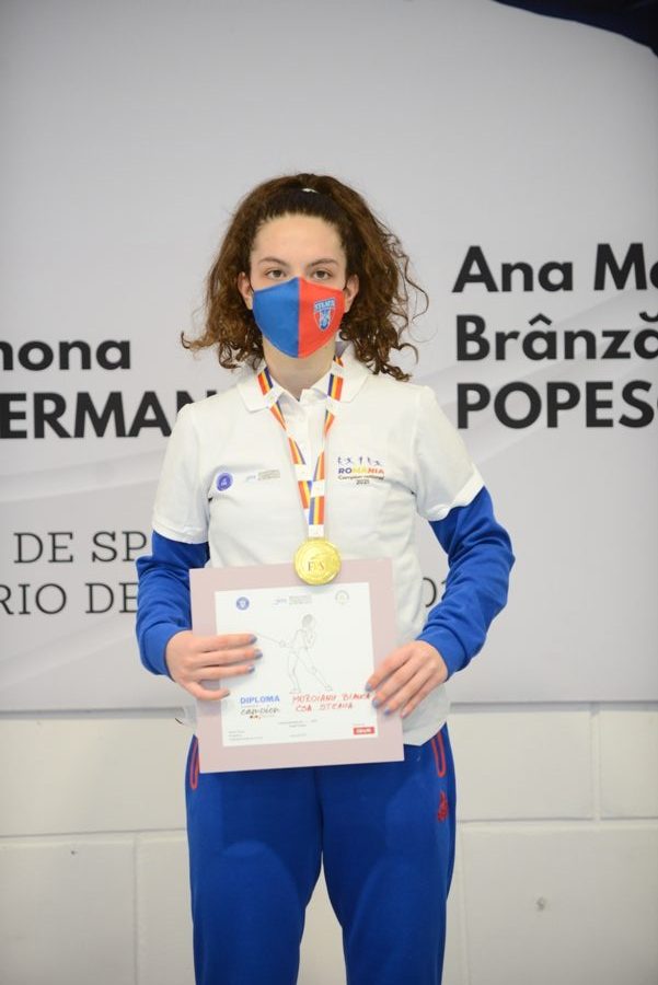 Bianca Moroianu – campioană la spadă junioare!