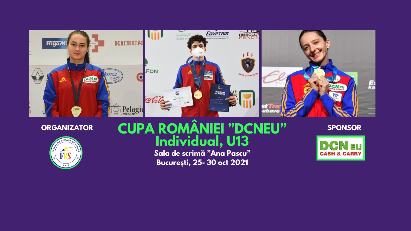 Cupa României DCNEU U13 – floretă, feminin, individual