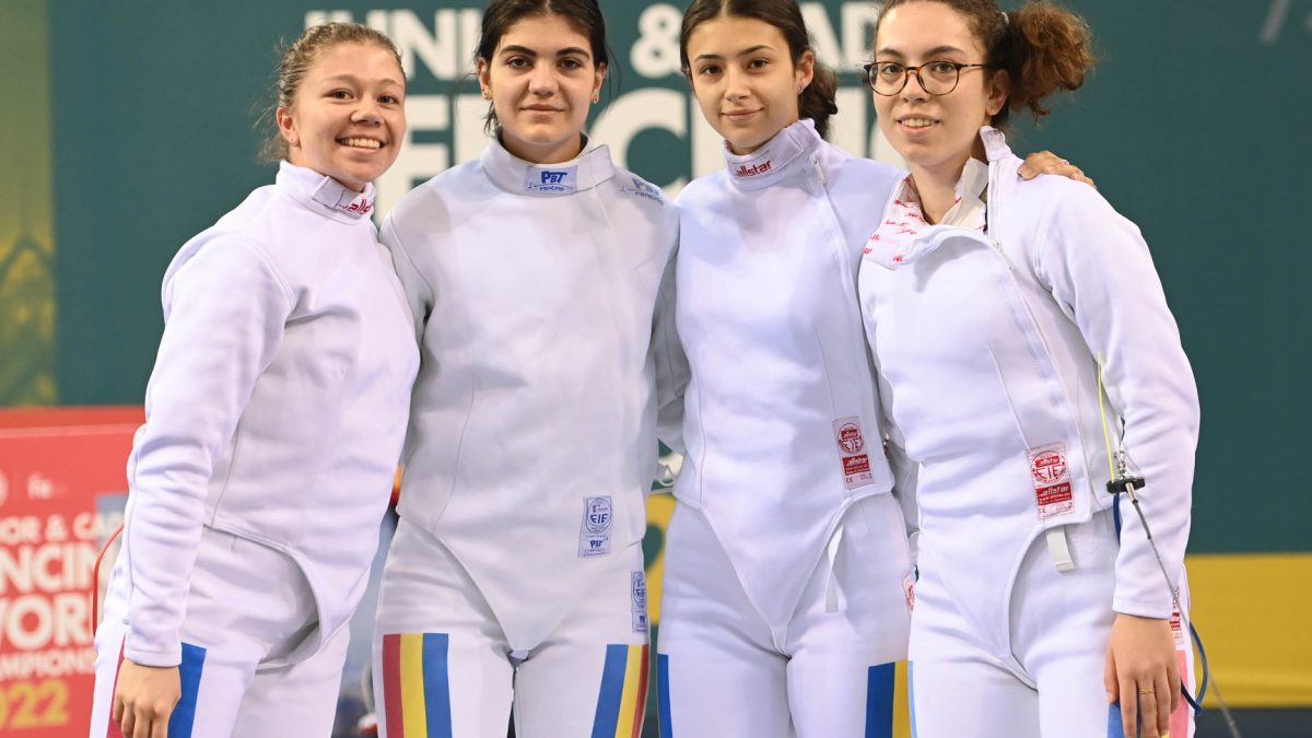 România – locul 5 mondial la spadă feminin juniori!
