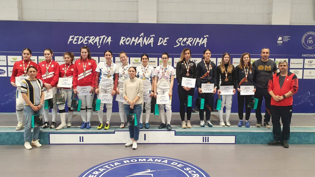 CSA Steaua a câștigat titlul național la sabie feminin tineret!