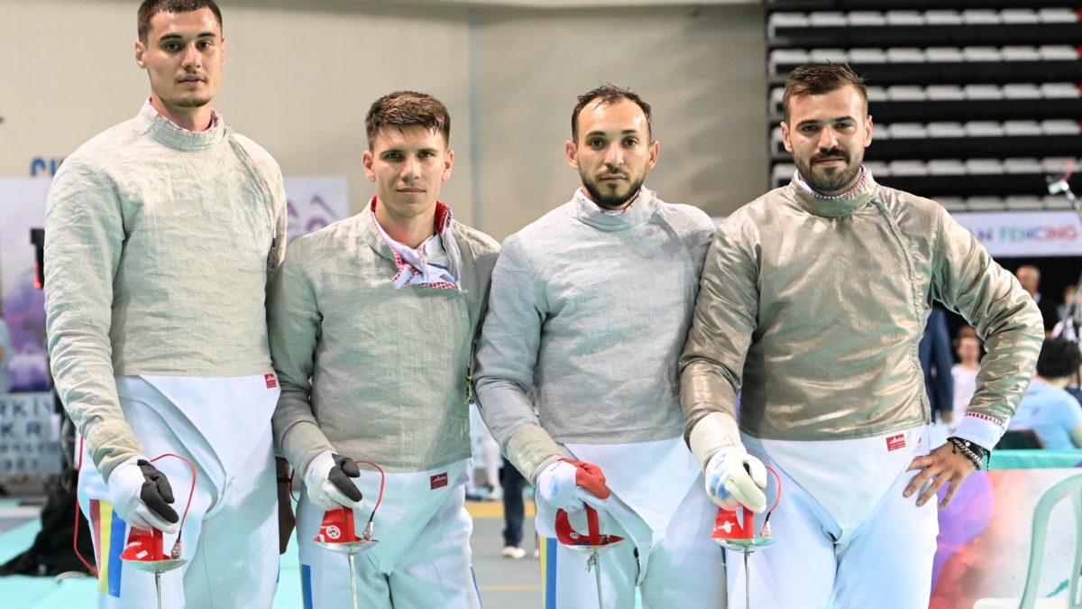 Antalya 2022: locul 5 la sabie masculin pentru România!