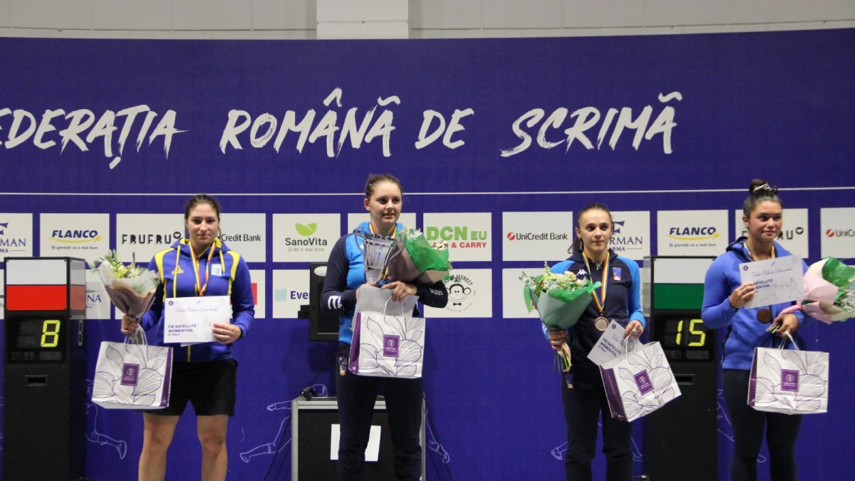 Vittoria Ciampalini (Italia) a câștigat Memorialul Tudor Petruș la floretă. Maria Boldor s-a clasat pe locul 6