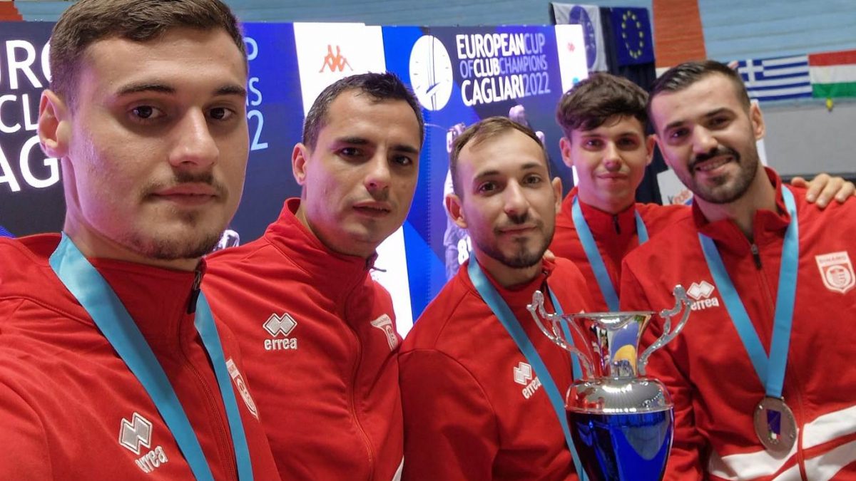 Dinamo a câștigat medalia de argint la Cagliari, în concursul masculin!