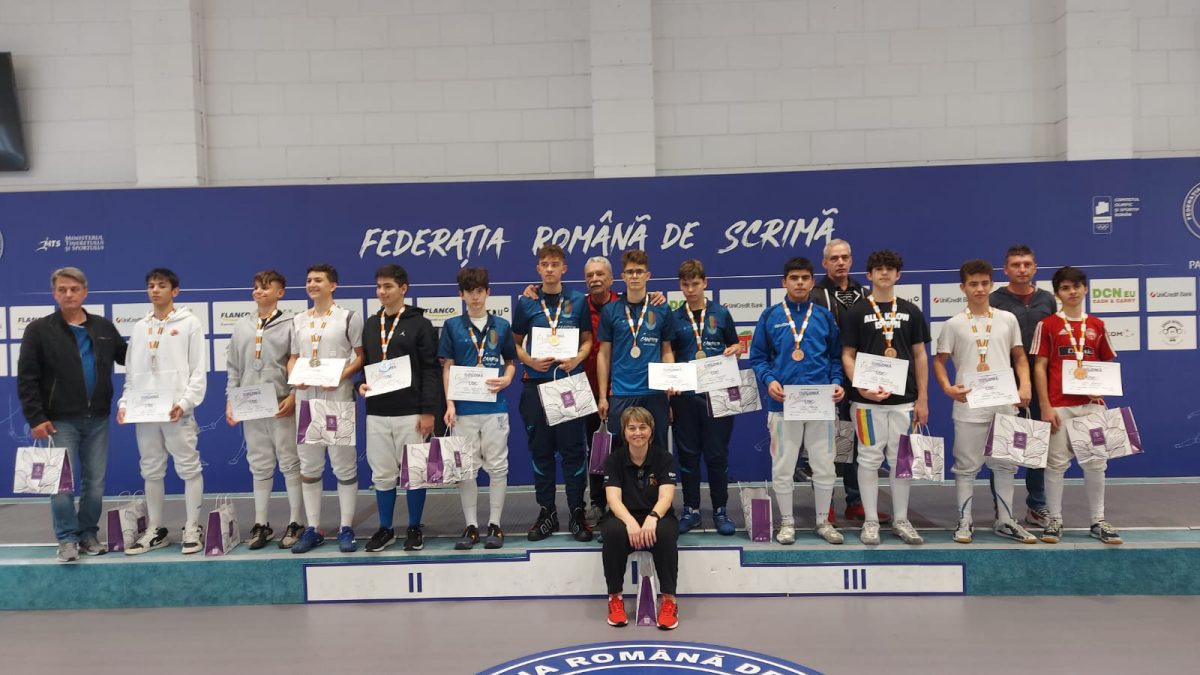 CSȘ Constanța este campioana la spadă echipe masculin a categoriei U15