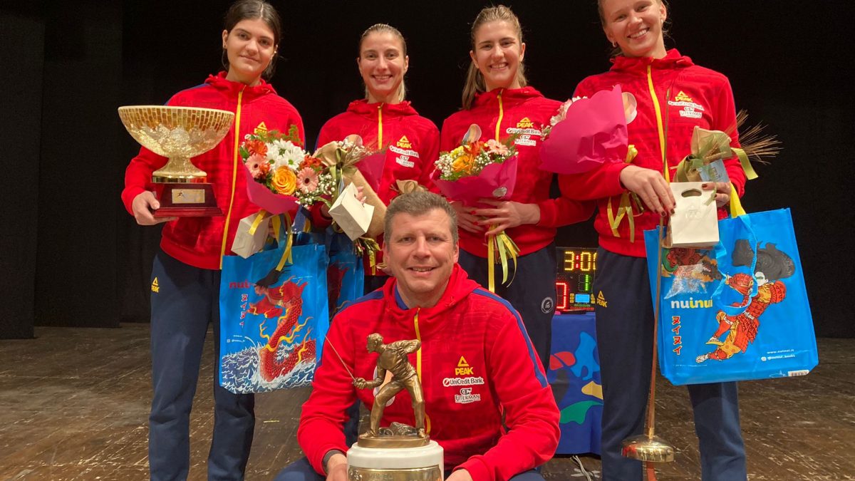 România a câștigat Trofeul Bertinetti la spadă feminin!