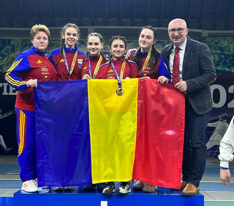 România – aur la floretă echipe feminin juniori la Tașkent